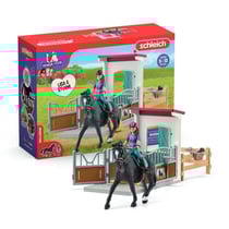 Horse Box Lisa et Storm, Figurine cheval et accessoires, 42709 Horse Club, des 5 ans