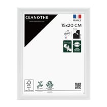 Cadre photo Essentiel exposition blanc 15x20 cm