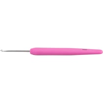 Crochet, dim. 2,5, L : 13,3 cm, dim. 2,5 mm, rose clair, 1 pièce