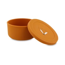 Boîte à collations en silicone – Mr. Fox - TRIXIE BABY - Orange