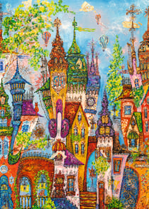 Puzzle 1000 pièces - Red Arches - Heye