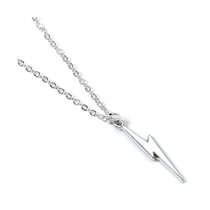 Harry Potter - Pendentif et collier Lightning Bolt (plaqué argent)