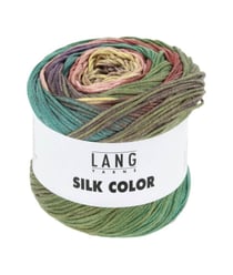 Pelote exceptionnelle de soie SILK COLOR - 100 GR - Lang Yarns 06 Multicolore