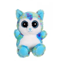 Peluche - Igloo - Brilloo Friends chien husky bleu 13 cm