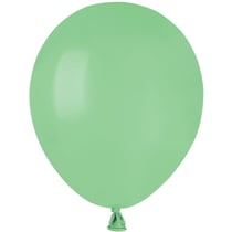 50 Ballons Vert menthe Mat Ø13cm