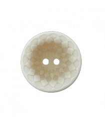Carte de 4 boutons rosace 2 trous 15mm - Prym Creme Ecru