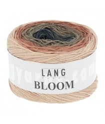Pelote de Coton à tricoter Bloom - 150GR - Lang Yarns 75 Marron