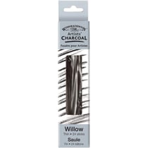 Fusains - Noir - Fin - Boîte de 24 fusains - Winsor et Newton