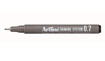 Stylo feutre d'écriture - ARTLINE - Pointe 0,7 mm - Noir - Drawing System