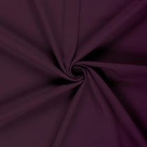 Tissu Jersey piqué lourd de viscose James uni Aubergine