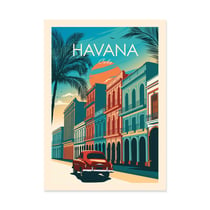 Affiche 50x70 cm - Havana Cuba - Studio Inception