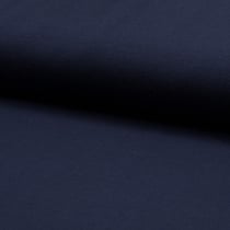 Tissu Jersey Piqué de coton spécial Polo Bleu marine