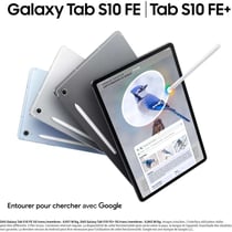 Tablette Samsung Galaxy Tab S10 FE bleu RAM 8 Go stockage 128 Go 10.9 " 13 mpx