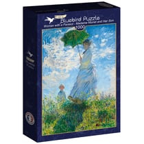 Puzzle 1000 pièces - Claude Monet - Woman with a Parasol - Madame Monet and Her Son - Bluebird Puzzle