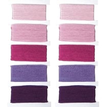 10 fils coton rose pour bracelet brésilien
