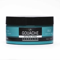 Gouache - Extra-fine - Vert turquoise - 843 - Sennelier - Pot de 100ml - Beaux-arts