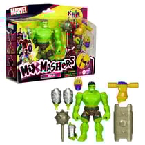 MixMashers Hulk Deluxe, figurine 12 cm personnalisable a mélanger et combiner avec accessoires, Marvel, des 4 ans