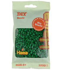 1 000 perles standard MIDI (Ø5 mm) BIO vert