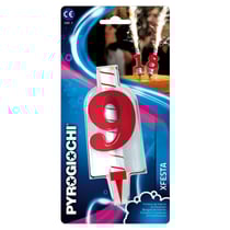 Fontaine Lumineuse chiffre 9