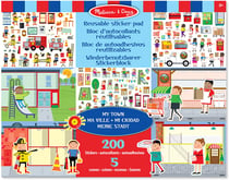 200 autocollants réutilisables - Ma ville - Melissa & Doug