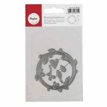 Matrice de découpe Ø 7,5 cm - Couronne de fleurs