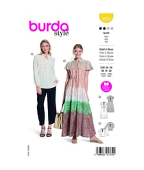 Patron Burda 5823 - Maxi- robe du 36 au 46 FR taille n°FR 36-46