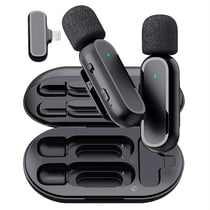 Microphone Sans Fil Avec Réduction De Bruit Et Boîte De Charge Pour Vidéo YONIS