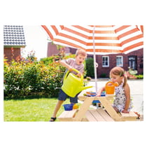Ensemble de table et banc en épicéa massif naturel pour enfants - Pinolino