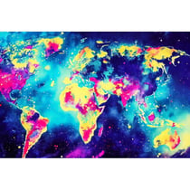 Kit diamond painting Planisphère 40 x 60 cm