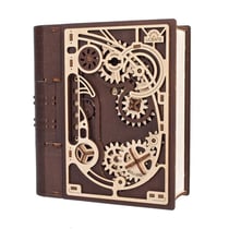 Livre des secrets - UGEARS - 3D Puzzle en Bois - 160 pièces - 37,3 x 17 x 5 cm - Steampunk