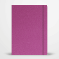 Notebook Souple - pages pointillées - Fuchsia - 150 x 210 mm - Made in France