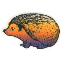 Ecusson thermocollant hérisson 4 cm x 3,5 cm
