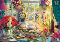 Puzzle 1000 pièces - L'heure du Puzzle pour le Chat - Schmidt Spiele