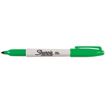 Lot de 12 marqueurs permanents pointe ogive 1,0 mm - SHARPIE - Vert