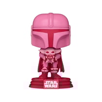 Star Wars Valentines - Figurine POP! Mando w/Grogu 9 cm