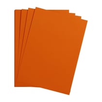 25 feuilles de papier - Orange - A4 - 270g - Lisse - Dessin, loisirs créatifs - Maya