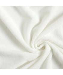 Tissu Micro Eponge Bambou de 150 cm de largeur Ecru vendu par 50 cm