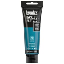 Peinture Acrylique en tube bleu turquoise 118ml - Liquitex Basics