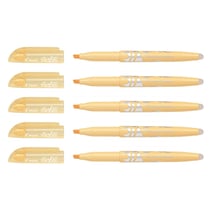 Lot de 5 surligneurs effaçables - PILOT - Orange pastel - FRIXION LIGHT SOFT
