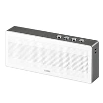 Enceinte Bluetooth Multifonction Mains-Libres Avec Micro Support TF Silver Gris YONIS