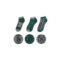 Harry Potter - Pack 3 paires de socquettes Slytherin - Cinereplicas