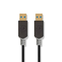Nedis Câble USB 3.2 Gen 1 USB-A Mâle vers USB-A Mâle 5 Gbps 2m Noir / Or