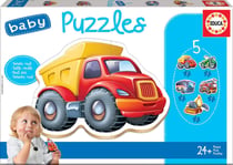 Baby puzzle les vehicules - Educa Borras - Bleu