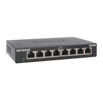 Commutateur Ethernet NETGEAR GS308-300PES - Métal - Noir - 15,8 x 10,2 x 2,6 cm