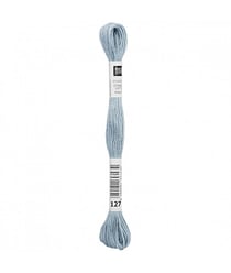 Fil à broder mouliné Uni - Rico Design 127 Bleu
