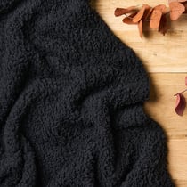 Tissu Moumoute Craftine Box Cosy Cosy Noir - Au mètre