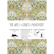 Papiers créatifs - Motifs arts and crafts - Scrapbooking - 12 feuilles - 50x70cm