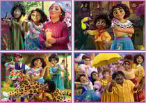 4 puzzles progressifs encanto disney : la famille madrigal 50 / 80 / 100 / 150 pieces - educa - 19581