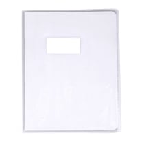 Protège cahier - Pour grand cahier - 24x32cm - Transparent - Polypro