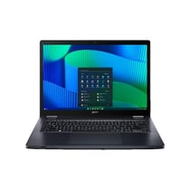 Ordinateur convertible Acer TravelMate P4 Spin 14 TMP414RN-54-TCO bleu